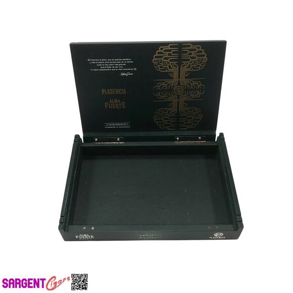 Plasencia Alma Fuerte Robusto Empty Wooden Cigar Box 9.5x6.25x1.5 - Picture 6 of 6